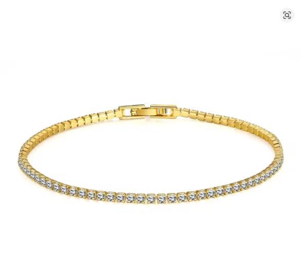 Pulseira de Tênis em Prata 925 com Zircônia