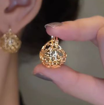 Brincos Ocos Personalizados Banhados a Ouro 14k